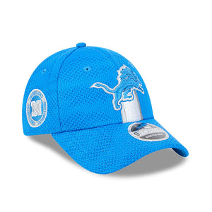 Detroit Lions 2024 NFL Sideline New Era Stretch-Snap 9FORTY Cap Blau - STADIUMDREAMS