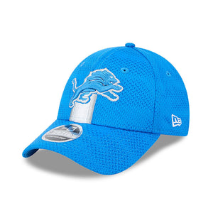 Detroit Lions 2024 NFL Sideline New Era Stretch-Snap 9FORTY Cap Blau - STADIUMDREAMS