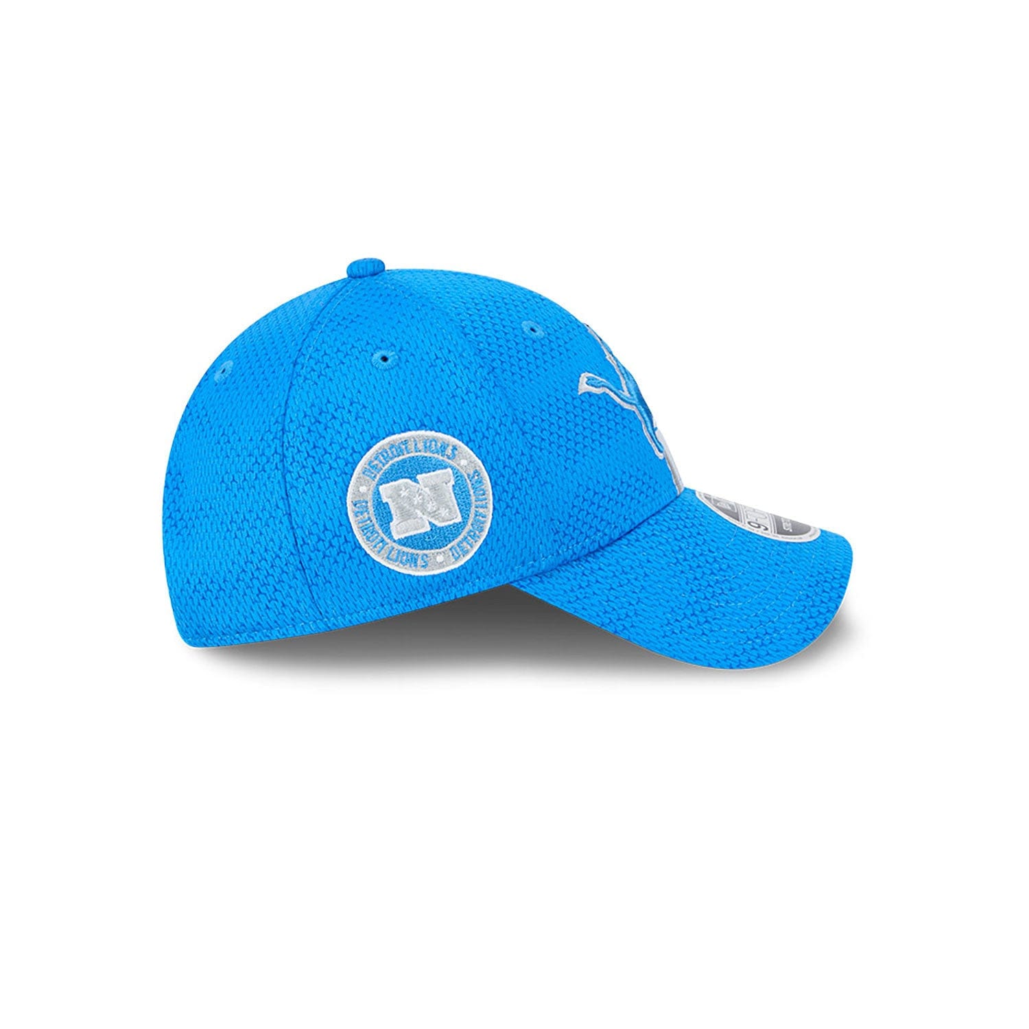 Detroit Lions 2024 NFL Sideline New Era Stretch-Snap 9FORTY Cap Blau - STADIUMDREAMS