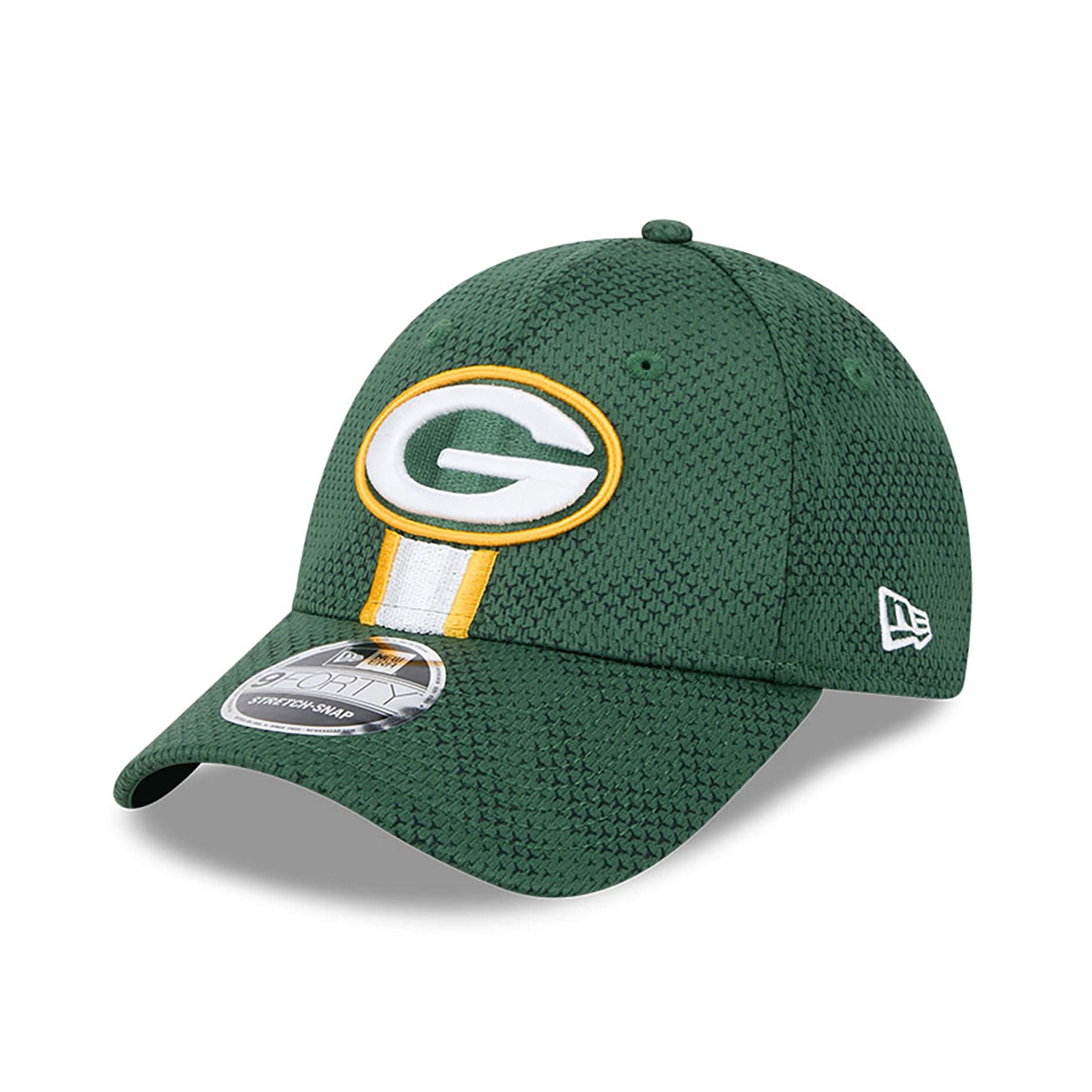 Green Bay Packers 2024 NFL Sideline New Era Stretch-Snap 9FORTY Cap Grün - STADIUMDREAMS