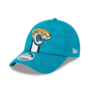 Jacksonville Jaguars 2024 NFL Sideline New Era Stretch-Snap 9FORTY Cap Türkis - STADIUMDREAMS