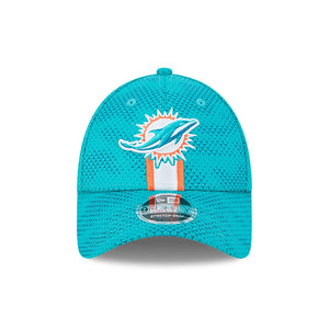 Miami Dolphins 2024 NFL Sideline New Era Stretch-Snap 9FORTY Cap Türkis - STADIUMDREAMS