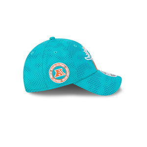 Miami Dolphins 2024 NFL Sideline New Era Stretch-Snap 9FORTY Cap Türkis - STADIUMDREAMS