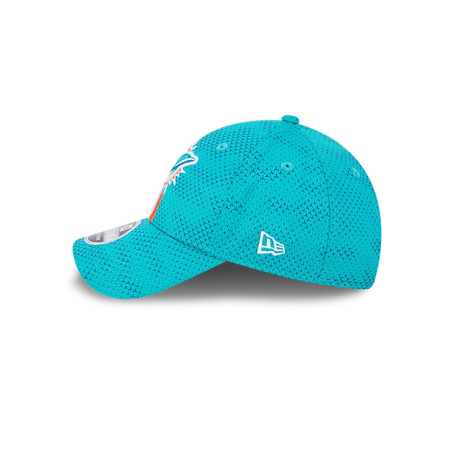 Miami Dolphins 2024 NFL Sideline New Era Stretch-Snap 9FORTY Cap Türkis - STADIUMDREAMS