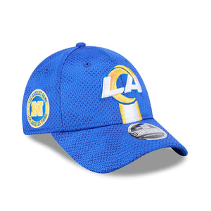 Los Angeles Rams 2024 NFL Sideline New Era Stretch-Snap 9FORTY Cap Blau - STADIUMDREAMS