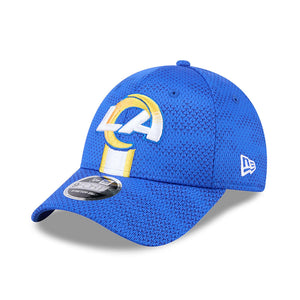 Los Angeles Rams 2024 NFL Sideline New Era Stretch-Snap 9FORTY Cap Blau - STADIUMDREAMS