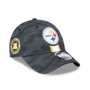 Pittsburgh Steelers 2024 NFL Sideline New Era Stretch-Snap 9FORTY Cap Schwarz - STADIUMDREAMS