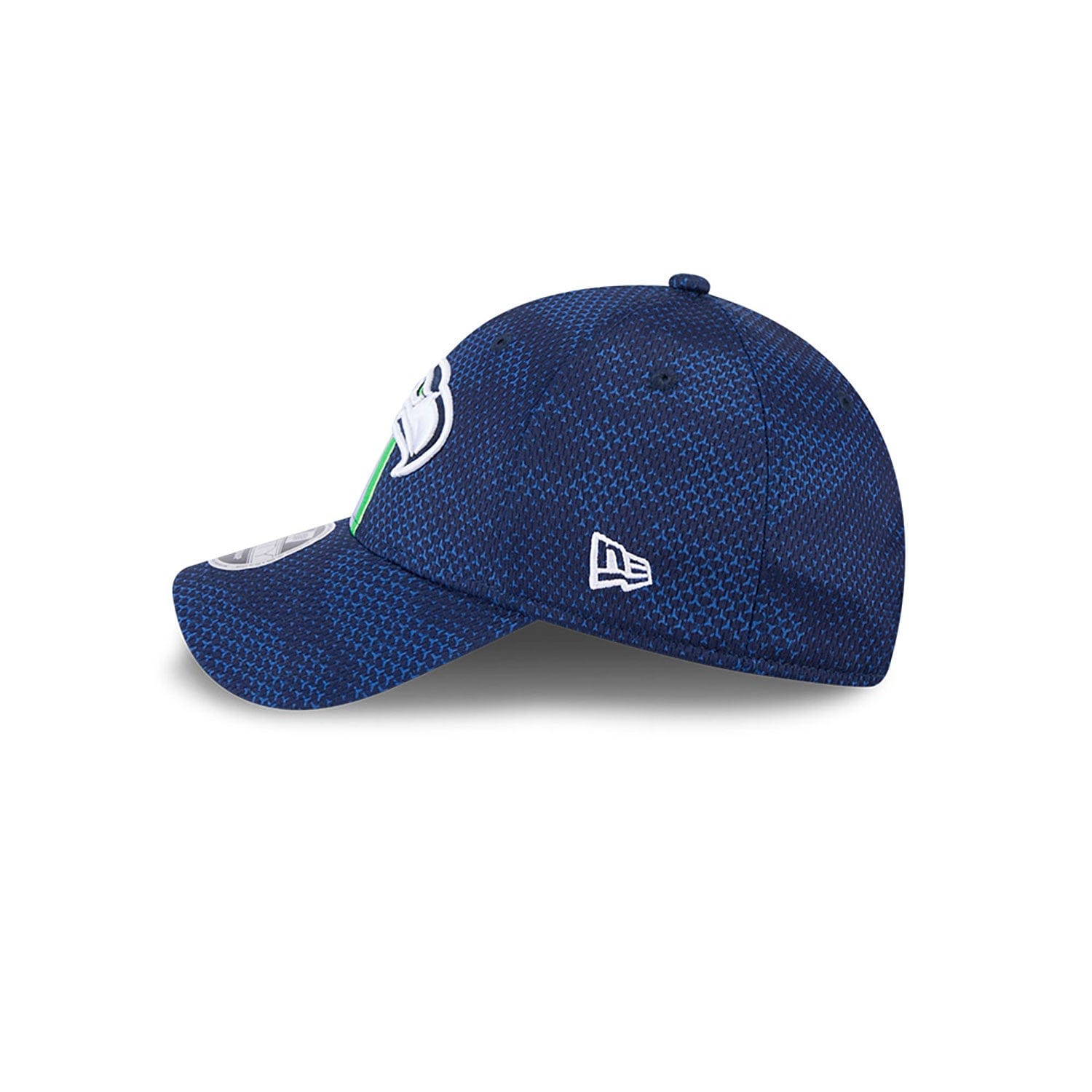 Seattle Seahawks 2024 NFL Sideline New Era Stretch-Snap 9FORTY Cap Navy - STADIUMDREAMS