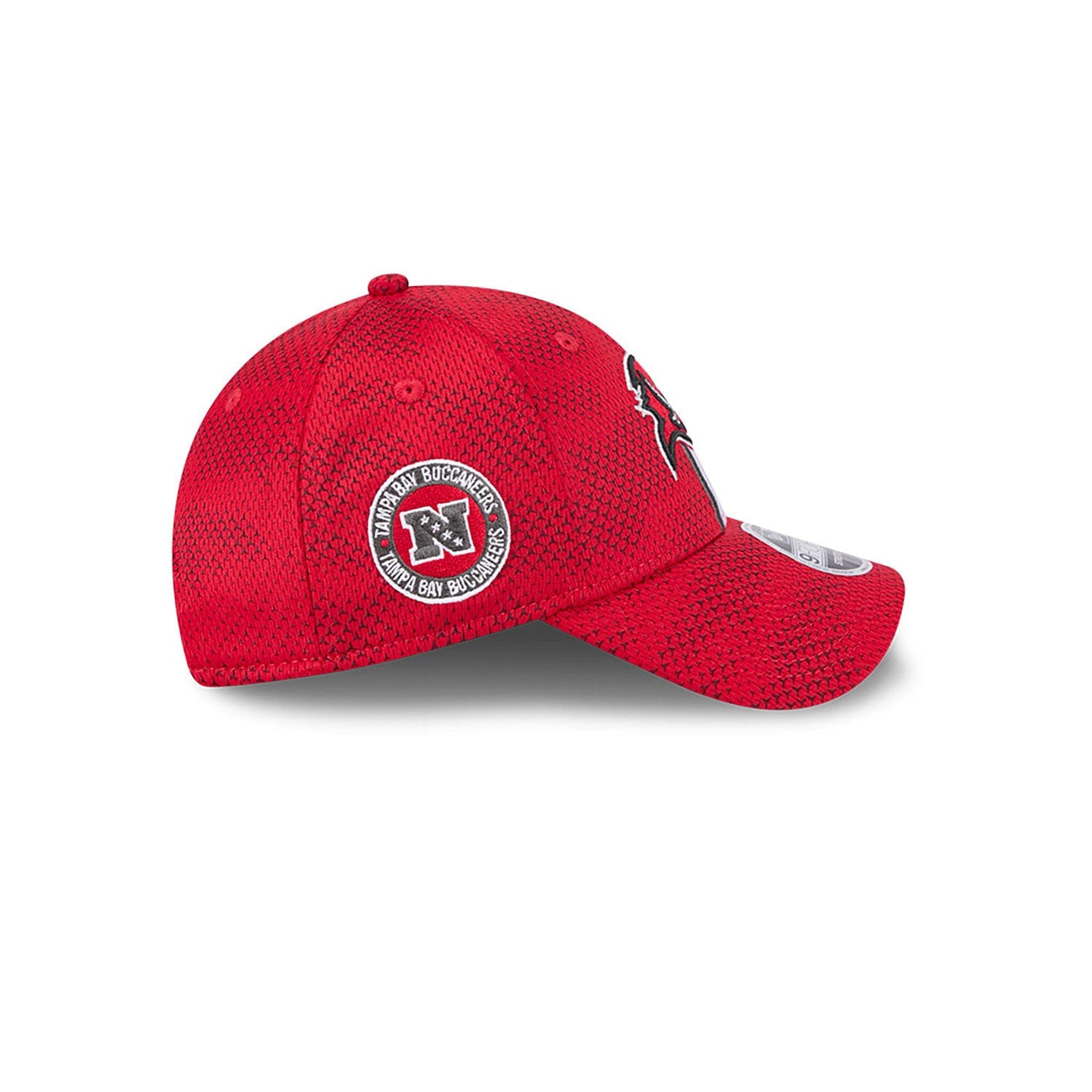 Tampa Bay Buccaneers 2024 NFL Sideline New Era Stretch-Snap 9FORTY Cap Rot - STADIUMDREAMS