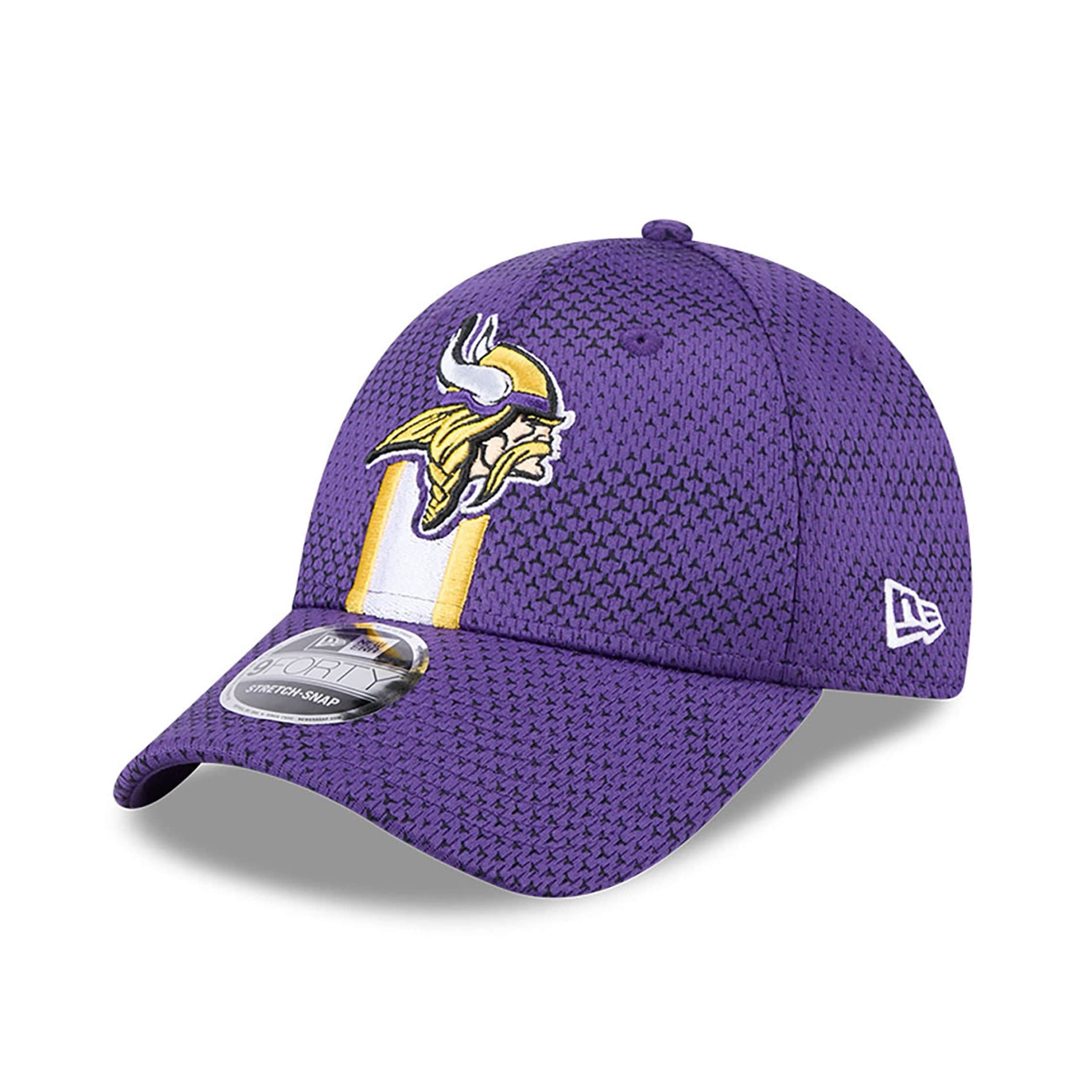 Minnesota Vikings 2024 NFL Sideline New Era Stretch-Snap 9FORTY Cap Lila - STADIUMDREAMS