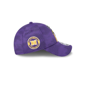 Minnesota Vikings 2024 NFL Sideline New Era Stretch-Snap 9FORTY Cap Lila - STADIUMDREAMS