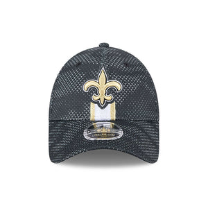 New Orleans Saints 2024 NFL Sideline New Era Stretch-Snap 9FORTY Cap Schwarz - STADIUMDREAMS