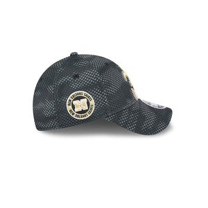 New Orleans Saints 2024 NFL Sideline New Era Stretch-Snap 9FORTY Cap Schwarz - STADIUMDREAMS