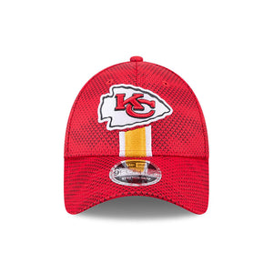 Kansas City Chiefs 2024 NFL Sideline New Era Stretch-Snap 9FORTY Cap Rot - STADIUMDREAMS