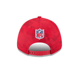 Kansas City Chiefs 2024 NFL Sideline New Era Stretch-Snap 9FORTY Cap Rot - STADIUMDREAMS