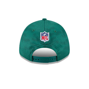 New York Jets 2024 NFL Sideline New Era Stretch-Snap 9FORTY Cap Grün - STADIUMDREAMS