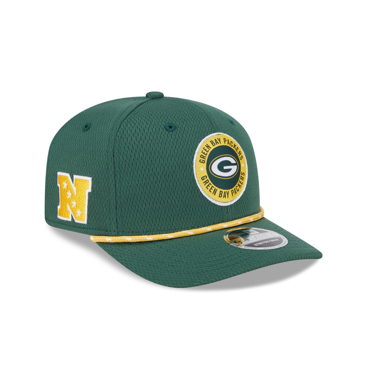 Green Bay Packers NFL Sideline 2024 9Seventy  Stretch Snap Cap Grün - STADIUMDREAMS