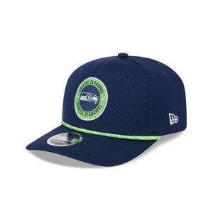 Seattle Seahawks NFL Sideline 2024 9Seventy  Stretch Snap Cap Navy - STADIUMDREAMS