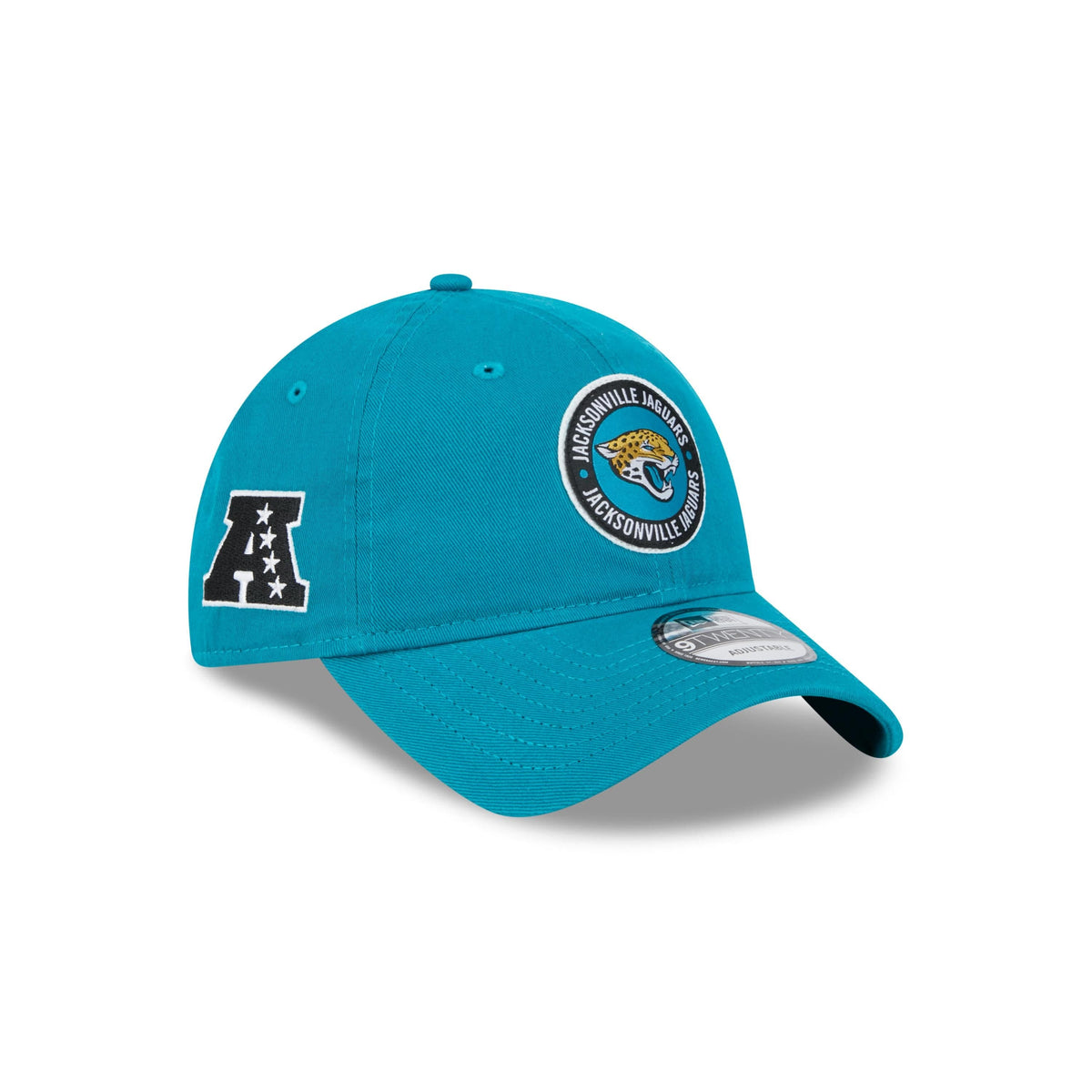 Jacksonville Jaguars 2024 NFL Sideline New Era 9Twenty Cap Türkis - STADIUMDREAMS