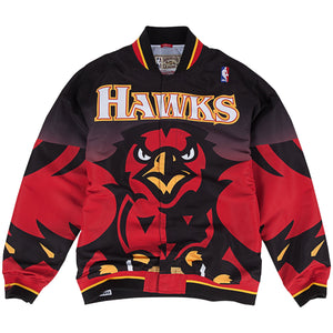 NBA AUTHENTIC  WARM UP JACKET HAWKS 1995 - STADIUMDREAMS