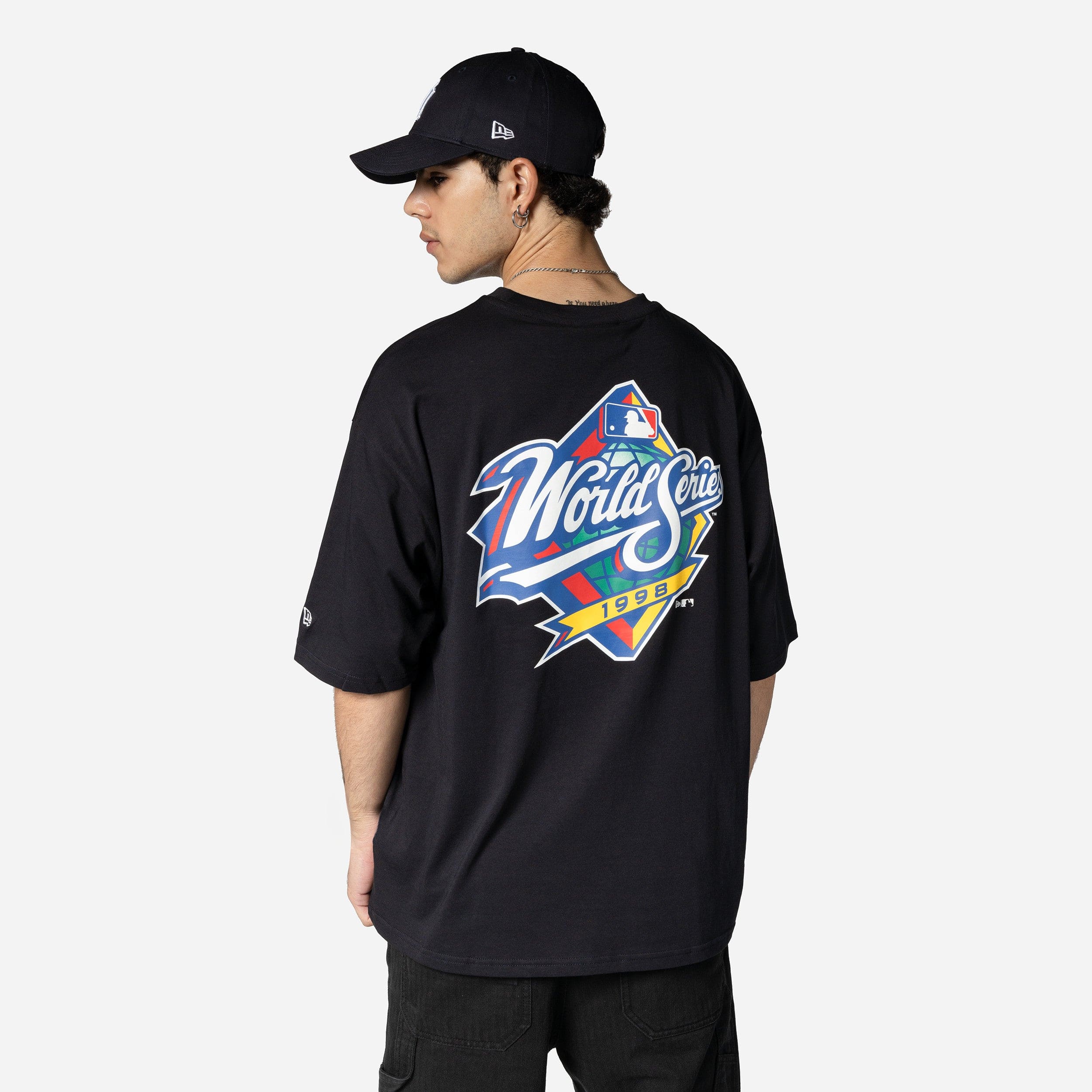 MLB WORLD SERIES OS TEE NEYYAN  NVYWHI - STADIUMDREAMS