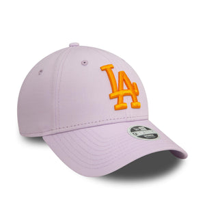 Los Angeles Dodgers Woman New Era Essentials 9Forty MLB Cap Pastell Lila - STADIUMDREAMS