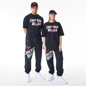 NBA CF GRPHC OS TEE CHIBUL  BLKWHI - STADIUMDREAMS