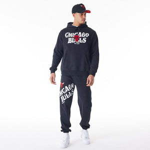 NBA CF GRPHC OS HOODIE CHIBUL  BLKWHI - STADIUMDREAMS