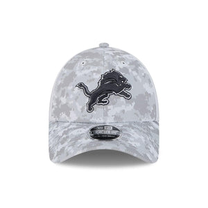 Detroit Lions 2024 NFL Salute to Service New Era 9FORTY Cap Weiß - STADIUMDREAMS