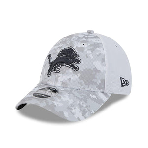 Detroit Lions 2024 NFL Salute to Service New Era 9FORTY Cap Weiß - STADIUMDREAMS