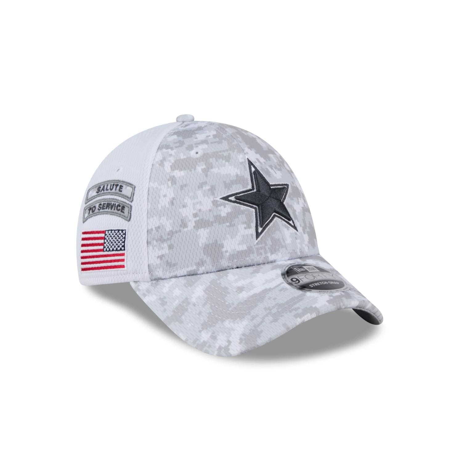 Dallas Cowboys 2024 NFL Salute to Service New Era 9FORTY Cap Weiß - STADIUMDREAMS