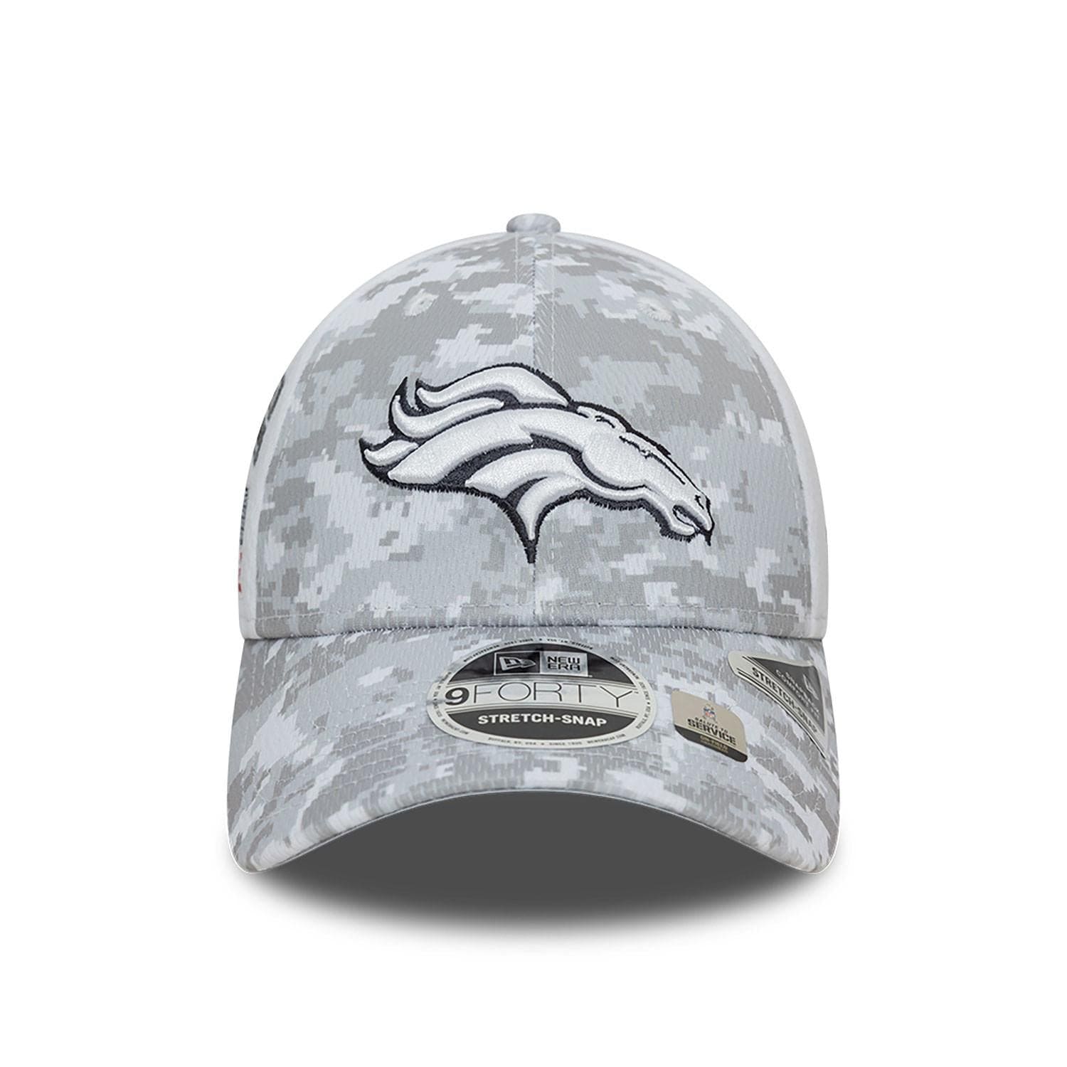 Denver Broncos 2024 NFL Salute to Service New Era 9FORTY Cap Weiß - STADIUMDREAMS