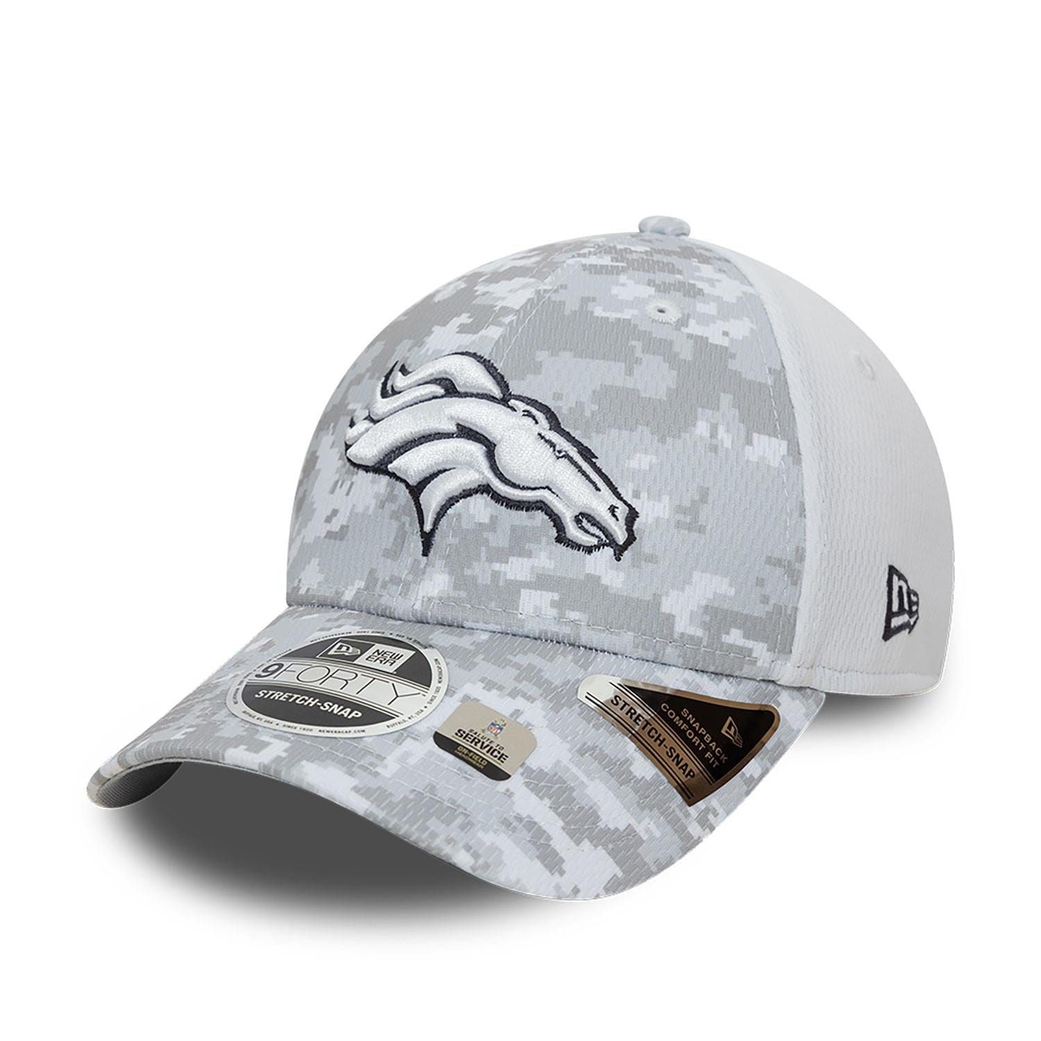 Denver Broncos 2024 NFL Salute to Service New Era 9FORTY Cap Weiß - STADIUMDREAMS