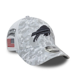 Buffalo Bills 2024 NFL Salute to Service New Era 9FORTY Cap Weiß - STADIUMDREAMS