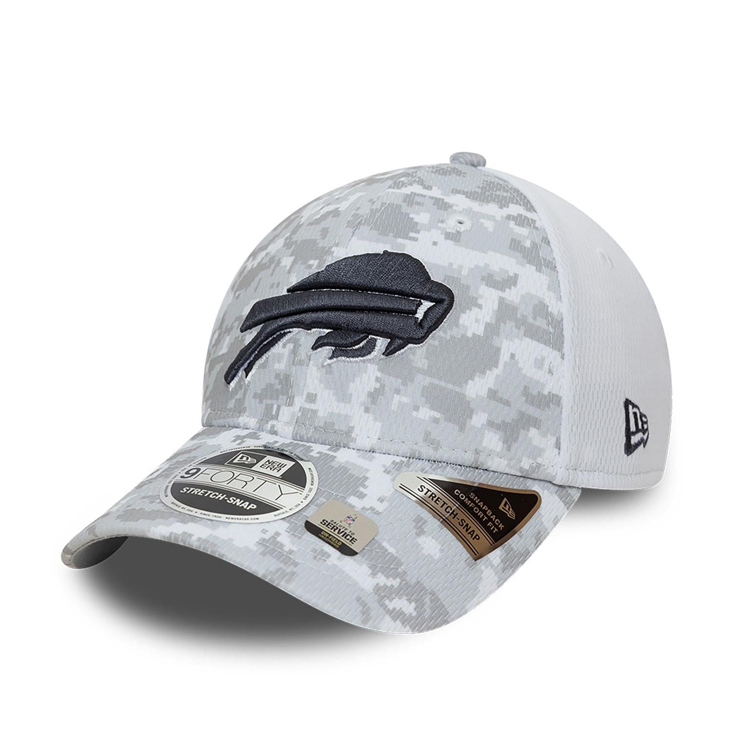 Buffalo Bills 2024 NFL Salute to Service New Era 9FORTY Cap Weiß - STADIUMDREAMS