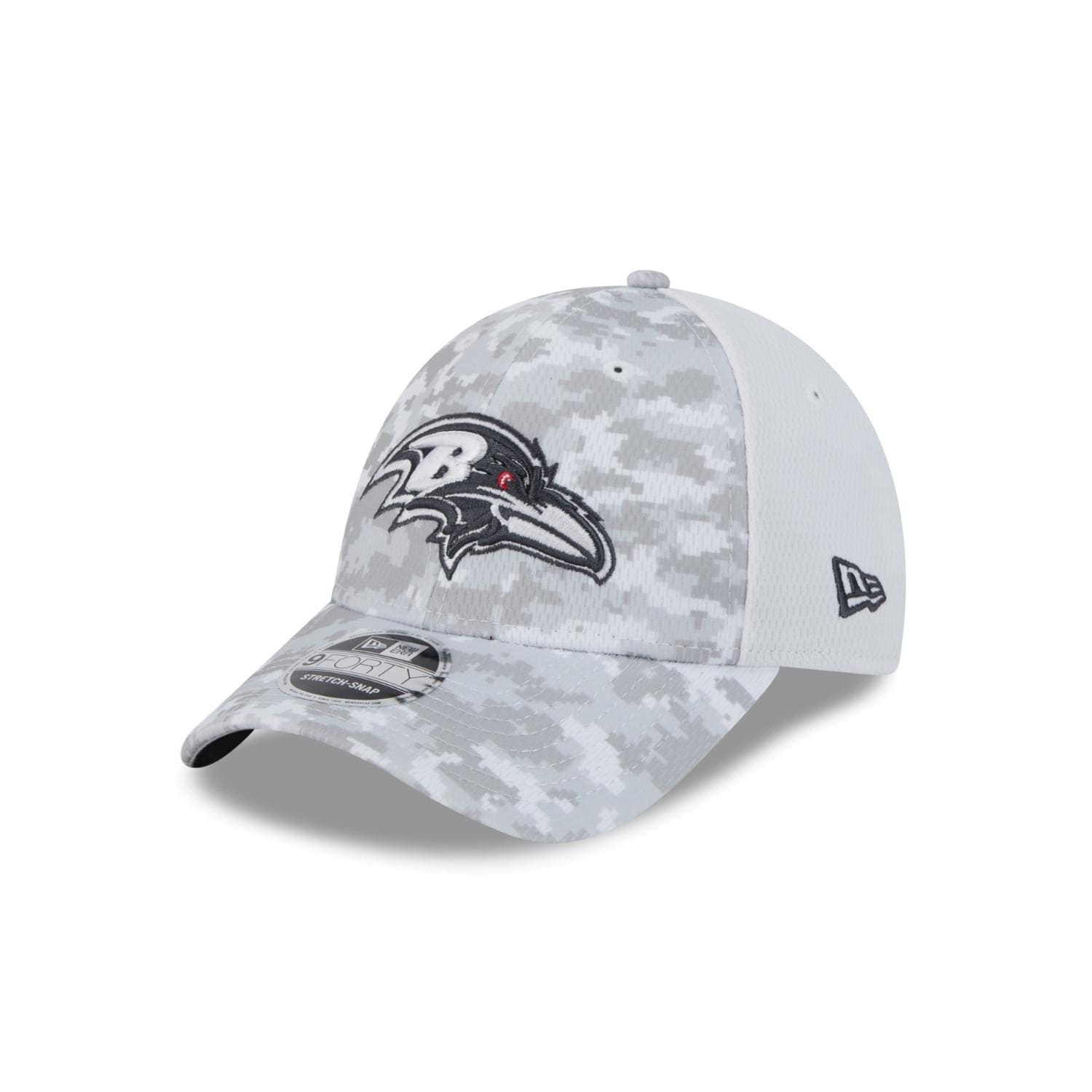 Baltimore Ravens 2024 NFL Salute to Service New Era 9FORTY Cap Weiß - STADIUMDREAMS