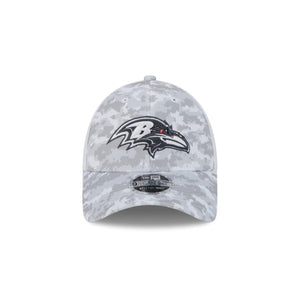 Baltimore Ravens 2024 NFL Salute to Service New Era 9FORTY Cap Weiß - STADIUMDREAMS