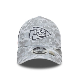 Kansas City Chiefs 2024 NFL Salute to Service New Era 9FORTY Cap Weiß - STADIUMDREAMS