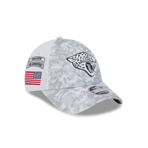 Jacksonville Jaguars 2024 NFL Salute to Service New Era 9FORTY Cap Weiß - STADIUMDREAMS