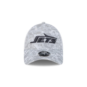 New York Jets 2024 NFL Salute to Service New Era 9FORTY Cap Weiß - STADIUMDREAMS