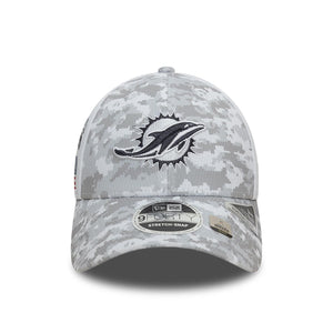 Miami Dolphins 2024 NFL Salute to Service New Era 9FORTY Cap Weiß - STADIUMDREAMS