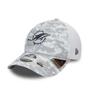 Miami Dolphins 2024 NFL Salute to Service New Era 9FORTY Cap Weiß - STADIUMDREAMS