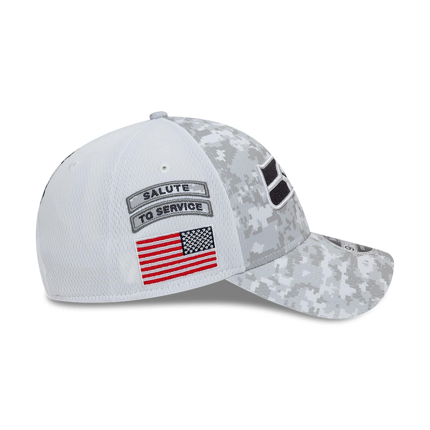 Seattle Seahawks 2024 NFL Salute to Service New Era 9FORTY Cap Weiß - STADIUMDREAMS