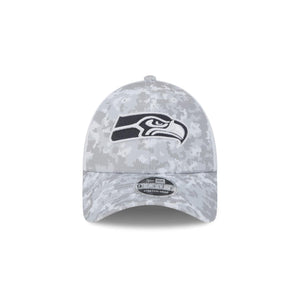 Seattle Seahawks 2024 NFL Salute to Service New Era 9FORTY Cap Weiß - STADIUMDREAMS