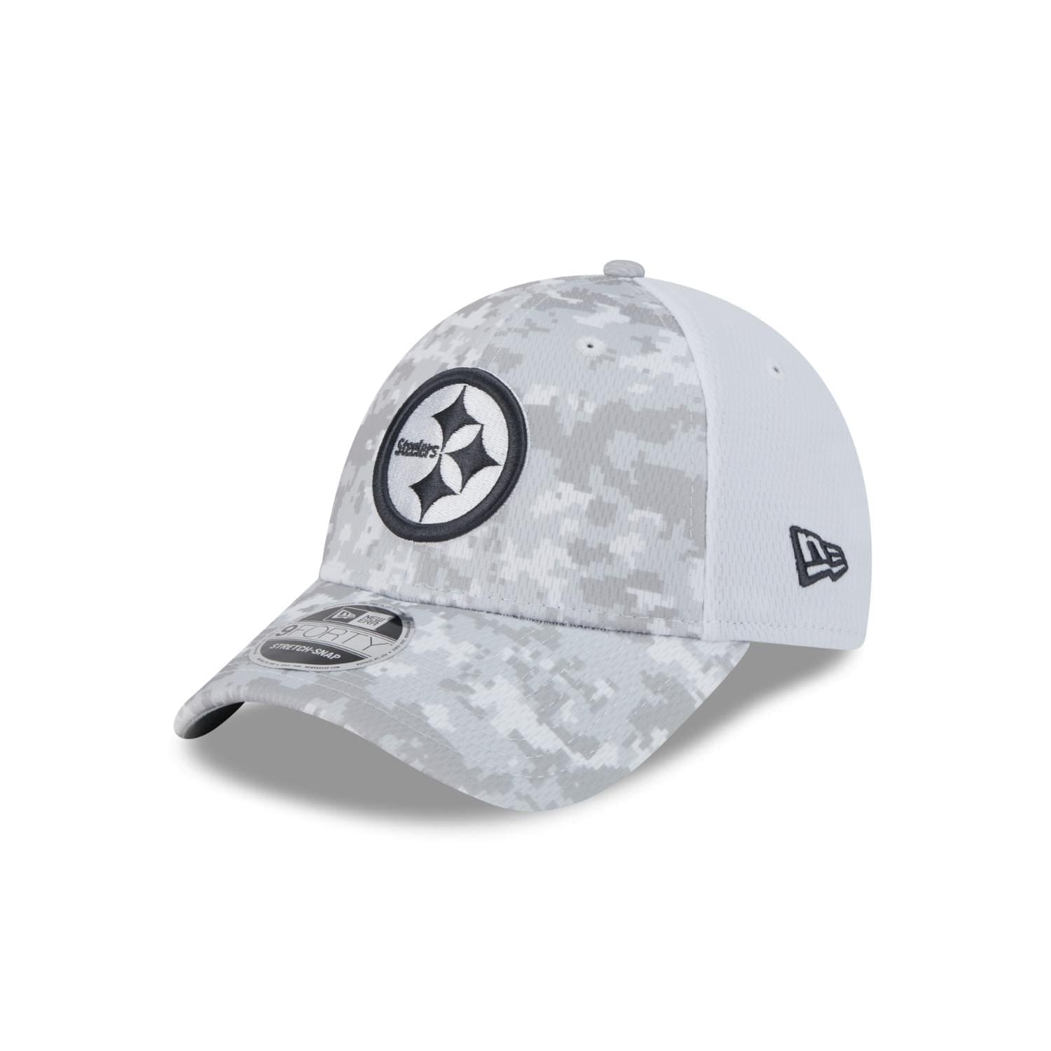 Pittsburgh Steelers 2024 NFL Salute to Service New Era 9FORTY Cap Weiß - STADIUMDREAMS