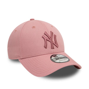 New York Yankees New Era League Essential 9FORTY MLB Cap Pastellrosa - STADIUMDREAMS