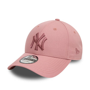 New York Yankees New Era League Essential 9FORTY MLB Cap Pastellrosa - STADIUMDREAMS