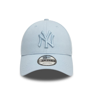 New York Yankees New Era League Essential 9FORTY MLB Cap Pastellblau - STADIUMDREAMS