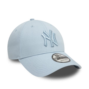 New York Yankees New Era League Essential 9FORTY MLB Cap Pastellblau - STADIUMDREAMS