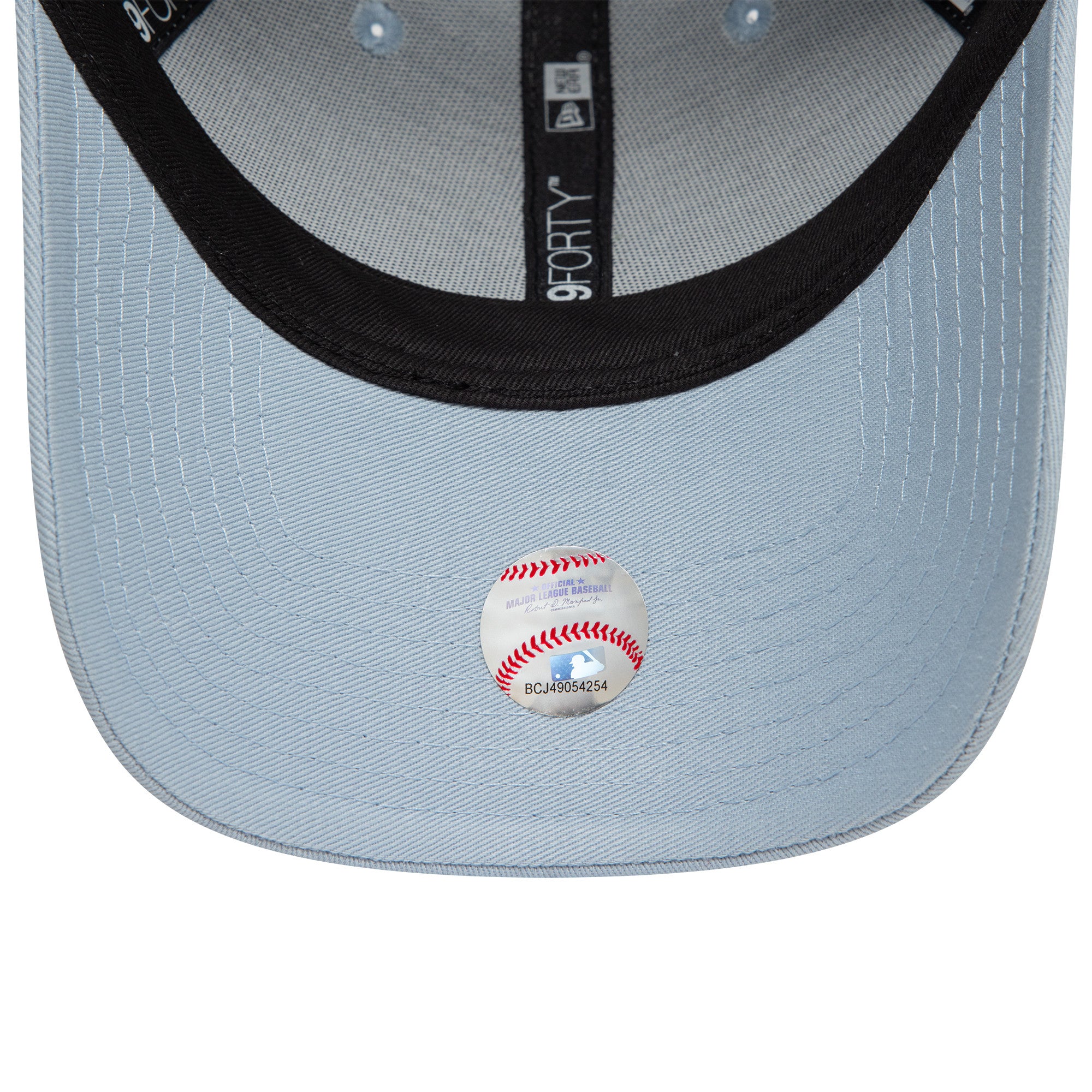 New York Yankees New Era League Essential 9FORTY MLB Cap Pastellblau - STADIUMDREAMS